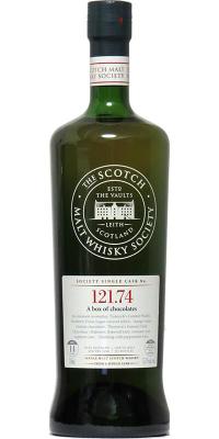 Arran 1999 SMWS 121.74 A box of chocolates Refill Ex-Bourbon Hogshead 55.7% 750ml