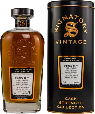 Secret Orkney 2005 SV Cask Strength Collection 1st Fill Oloroso Sherry Butt 55.3% 700ml