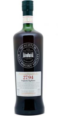 Springbank 2000 SMWS 27.94 Enigmatic big floozy First Fill Sherry Hogshead 54.6% 700ml