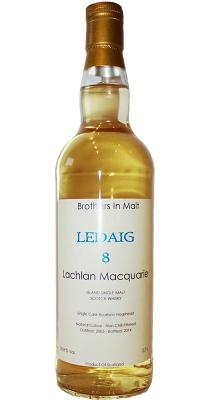 Ledaig 2005 BiM Lachlan Macquarie Bourbon Hogshead 58.8% 700ml