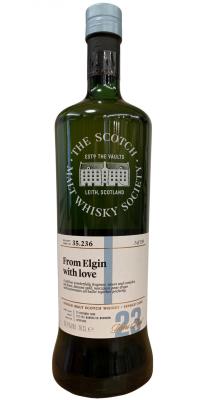 Glen Moray 1995 SMWS 35.236 From Elgin with love 1st Fill Ex-Bourbon Barrel 55.1% 700ml