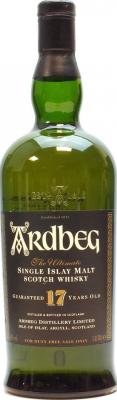 Ardbeg 17yo Duty Free Only 43% 1000ml