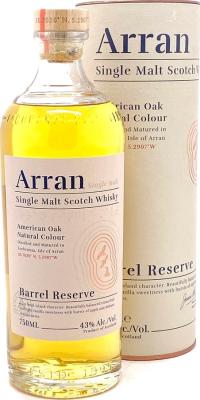 Arran Barrel Reserve First-fill bourbon 43% 750ml