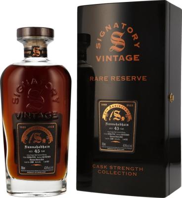 Bunnahabhain 1978 SV Rare Reserve Cask Strength Collection Oloroso Sherry Butt 42.6% 700ml