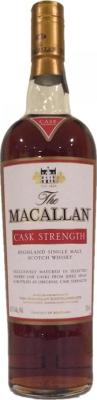 Macallan Cask Strength Sherry Oak Casks 60.7% 750ml