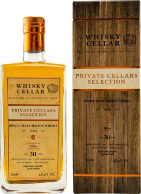 Isle of Jura 1990 TWCe Private Cellars Selection American oak hogshead #9005601 46.4% 700ml