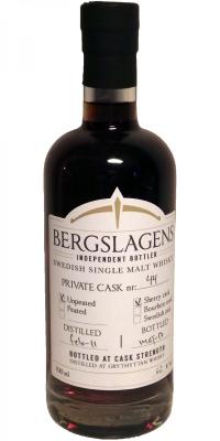 Bergslagens 2011 Ber Private Cask #44 62% 700ml