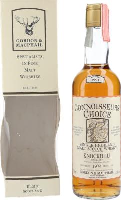 Knockdhu 1974 GM Connoisseurs Choice 40% 700ml