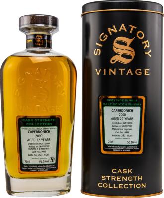 Caperdonich 2000 SV Cask Strength Collection Hogshead 55.9% 700ml