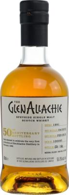 Glenallachie 1991 50th Anniversary Bottling #100285 55% 500ml