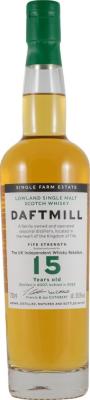 Daftmill 2007 Fife Strength 1st fill bourbon barrel The UK Independent Whisky Retailers 56.3% 700ml