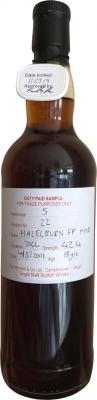 Hazelburn 2001 Duty Paid Sample For Trade Purposes Only Fresh Port Hogshead Rotation 22 42.4% 700ml