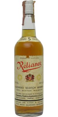 Reliance 5yo Distilleria Zanin Vicenza 43% 750ml
