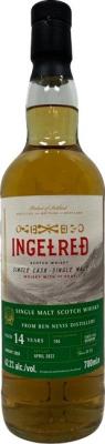 Ben Nevis 2008 BA Ingelred 1st Fill Bourbon 62.2% 700ml