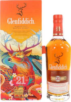 Glenfiddich 21yo Rum Cask Finish Chinese New Year Edition 40% 700ml