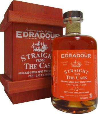 Edradour 2000 Straight From The Cask Port Wood Finish 12yo 56.1% 500ml