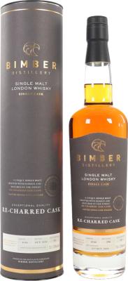 Bimber Single Malt London Whisky Single Cask Char #4 Re-charred cask #144 57.9% 700ml