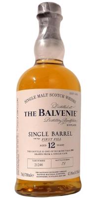 Balvenie 12yo 1st Fill Ex-Bourbon Barrel #21246 47.8% 700ml