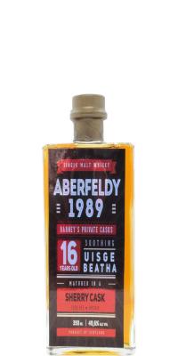 Aberfeldy 1989 UD Sherry Barney's Private Casks 49.6% 350ml