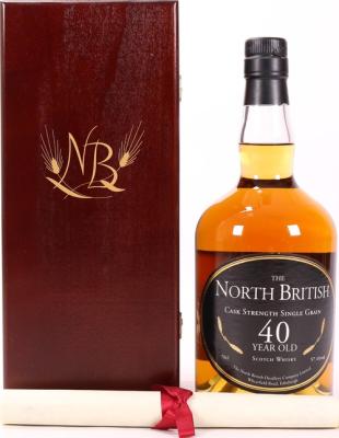 North British 40yo Cask Strength Single Grain Oak Casks 57.4% 700ml