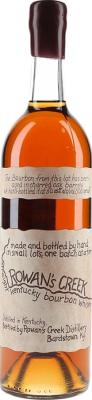 Rowan's Creek Straight Kentucky Bourbon New Charred Oak Barrels Batch 14-54 50.05% 750ml