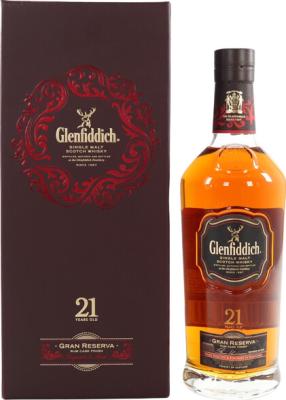 Glenfiddich 21yo Gran Reserva Cask Finish Rum Cask Finish 40% 750ml