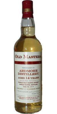 Ardmore 2000 JM Old Masters Cask Strength Selection #217 58.3% 700ml