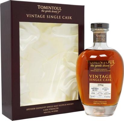 Tomintoul 1994 Sherry Butt #333346 57.4% 700ml