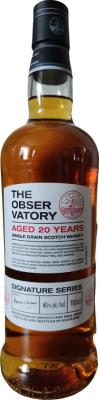 The Observatory 20yo Signature Series Bourbon 40% 700ml