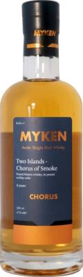 Myken Two Islands Chorus of Smoke Arctic Single Malt Whisky 2x 40L Ex-Islay Cask 47% 500ml
