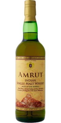 Amrut Indian Single Malt Whisky Oak Barrels 46% 700ml