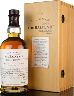 Balvenie 1968 Vintage Cask #7294 50.8% 700ml