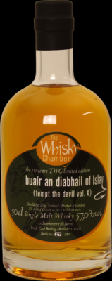 buair an diabhail of Islay tempt the devil vol. X ex Bourbon first fill Barrel 57% 500ml