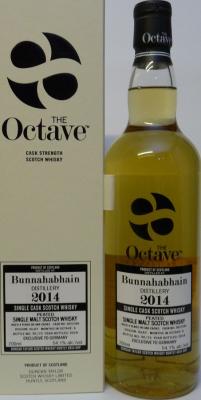 Bunnahabhain 2014 DT Peated The Octave #3822844 Au Jardin Vouvrillon 54.1% 700ml