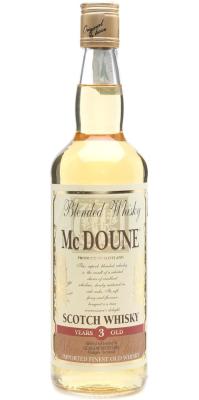 Mc Doune 3yo GgDl Blended Whisky 40% 700ml