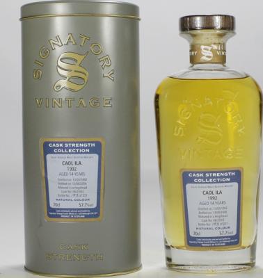 Caol Ila 1992 SV Cask Strength Collection Hogshead 06 239 2 57.7% 700ml