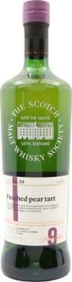 Glentauchers 2007 SMWS 63.39 Poached pear tart 9yo Refill Ex-Bourbon Hogshead 61.1% 700ml