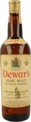 Dewar's 12yo Pure Malt Scotch Whisky 43% 750ml