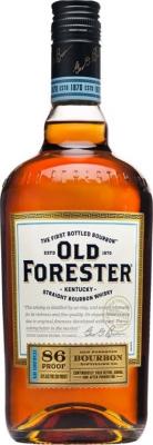 Old Forester 86 Proof Kentucky Straight Bourbon Charred New American White Oak 43% 1000ml
