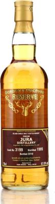 Isle of Jura 1995 GM Reserve for van Wees 14yo Refill Bourbon Barrel #3199 57.8% 700ml