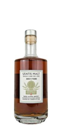 Santis Malt 6yo Private Cask Selection Old Beer Barrels PX Finish #1045 47.7% 500ml