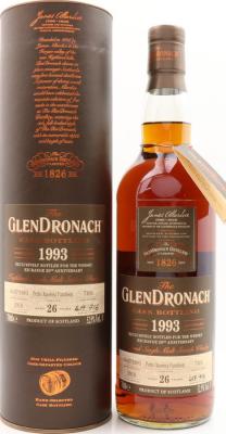 Glendronach 1993 Cask Bottling Pedro Ximenez Puncheon #7405 The Whisky Exchange 52.9% 700ml