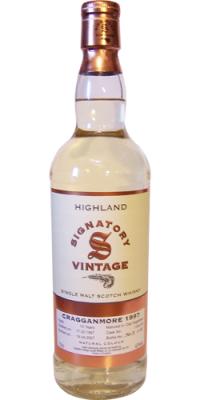 Cragganmore 1997 SV Vintage Collection Oak hogshead 1104 + 05 43% 700ml