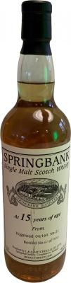 Springbank 15yo Private Bottling 04/169 46% 700ml