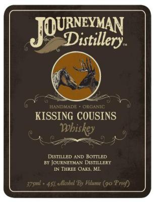 Journeyman Distillery Kissing Cousins Cabernet Sauvignon Barrel Finish 45% 375ml