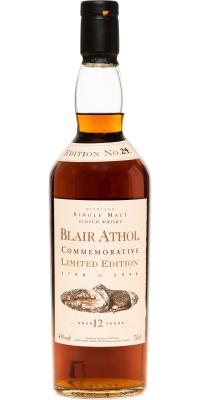 Blair Athol 12yo Commemorative Limited Edition 1798 1998 Oak Casks 43% 700ml