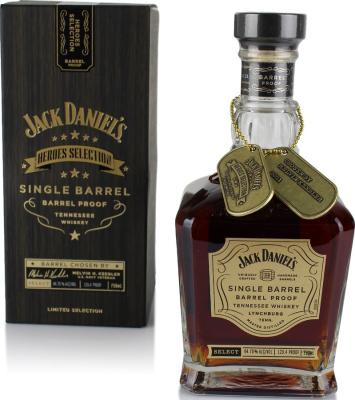 Jack Daniel's Single Barrel Select Barrel Proof New Charred Oak 64.7% 750ml