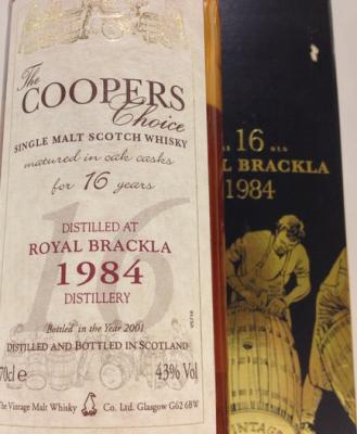 Royal Brackla 1984 VM The Cooper's Choice Oak Cask 43% 700ml