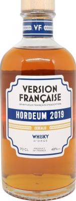 Version Francaise 2019 Hordeum Petit Lot Virgin Oak 48% 700ml