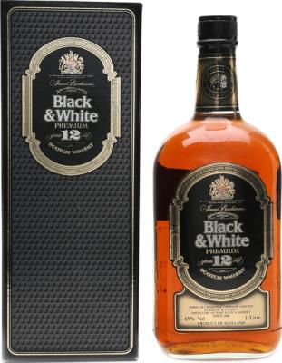 Black & White 12yo 43% 1000ml